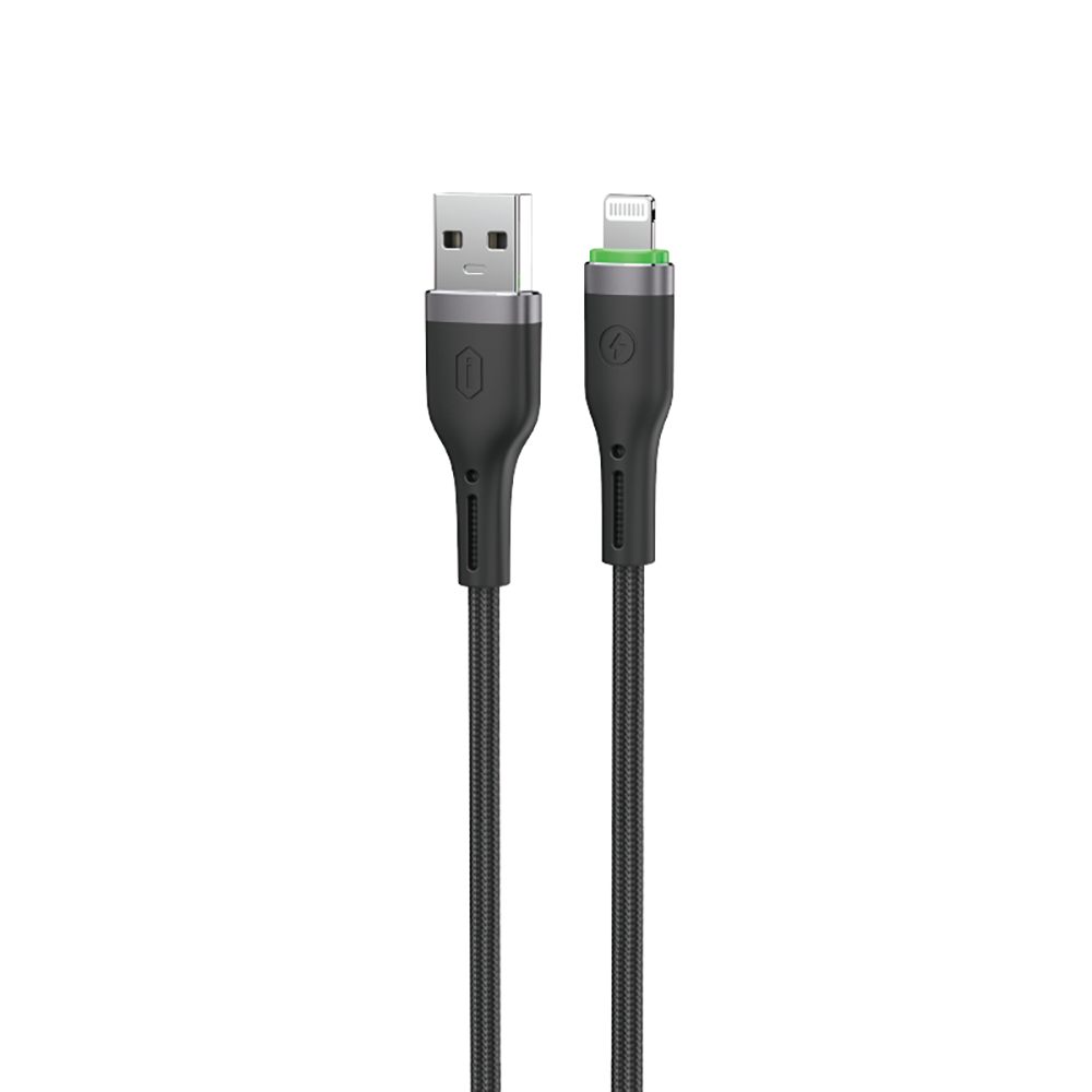 WiWU 12W OringLink Nylon Braided Cable A-L 1M